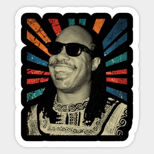 sketc vintage Stevie Wonder #3 Sticker